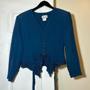 Blazer style blouse